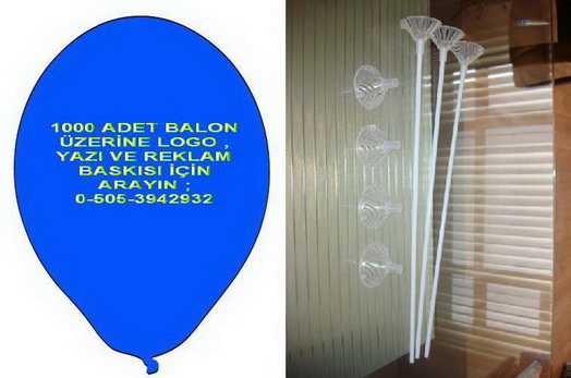 logo baskılı balonlar